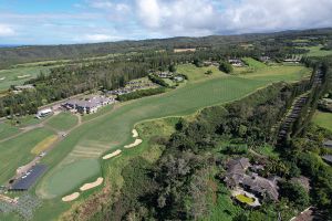 Kapalua (Plantation) 18th Back Ravine Aerial